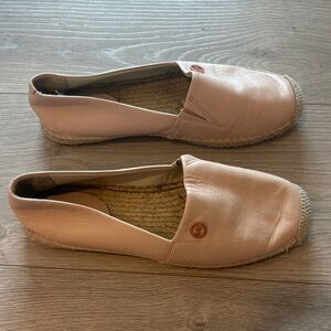 Women's Pink Micheal Kora Leather Flats